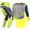 CONJUNTO O´NEAL 2021 ELEMENT FACTOR - CINZA / AZUL / AMARELO NEON